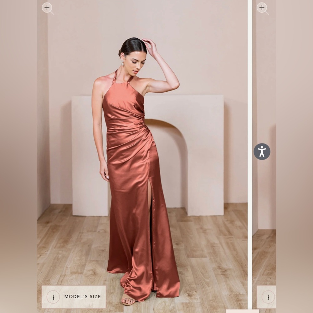 Satin Form Dress